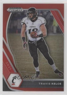 2021 Panini Prizm Draft Picks Red Prizm 160/299 Travis Kelce #46 0c3