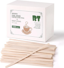 Wooden Coffee Stirrer Natural Birch Can Be Used for Tea Hot Drinks and Cold Dri