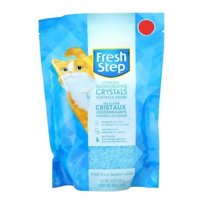 Litter Box Deodorizing Crystals Scent Fresh Step 15 oz Free Shipping 
