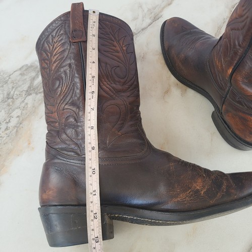 Vintage Red Wing Pecos Western Cowboy Boots Men's Size 10 D USA Distressed - Picture 15 of 21