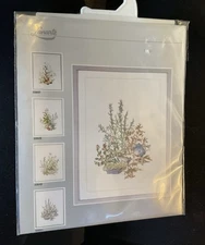 Lanarte counted cross stitch kit Floral 33651 New 22x29cm