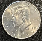 2000 P Kennedy Half Dollar -Nice Rim- Free Shipping-