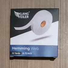 Hemming Tape Iron-On Extra Strong 3/4" x 32 yd Fabric Adhesive Quick Fix Sew