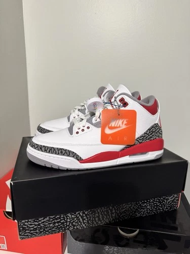 NEW - Nike Air Jordan 3 Retro Fire Red 2022 Men's Size 9.5 NIB DN3707-160