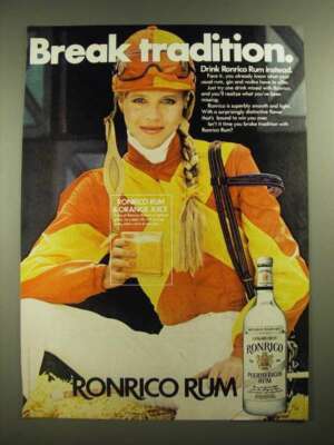 1981 Ronrico Rum Ad - Break Tradition