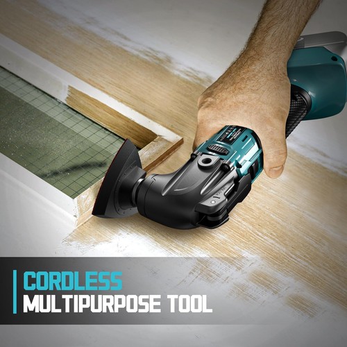 21 V Cordless Oscillating Multi-Tool TOOL w/ 5.5AH High Output Battery, Blades - Picture 5 of 6