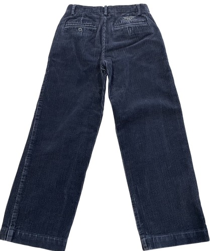 Vintage Polo Ralph Lauren Corduroy Pants Boys 8 Navy Blue Cotton Classic 90s Y2K - Picture 3 of 5