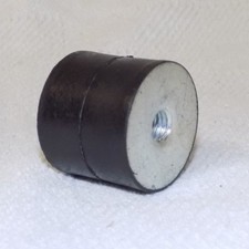 NEW QTY 4 Shock Absorber 8mm X 1.25 Thread Resilient Mount 1 1/4" W x 1" H,