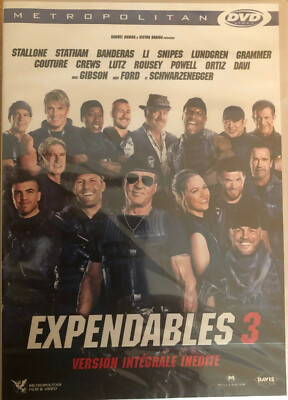 EXPENDABLES 3 VOLLVERSION STALLONE - STATHAM DVD SEHR GUTER ZUSTAND