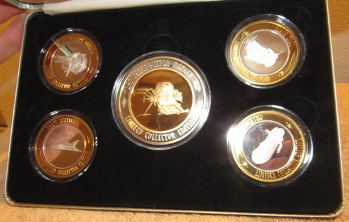 Spacequest Casino Las Vegas Hilton NV .999 Fine Silver Strike Set of 5 - Nevada - 第 5/7 張圖片