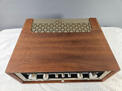 Marantz 1070 Stereo Console Amp w/ Factory Wood case. (WC-10) | eBay