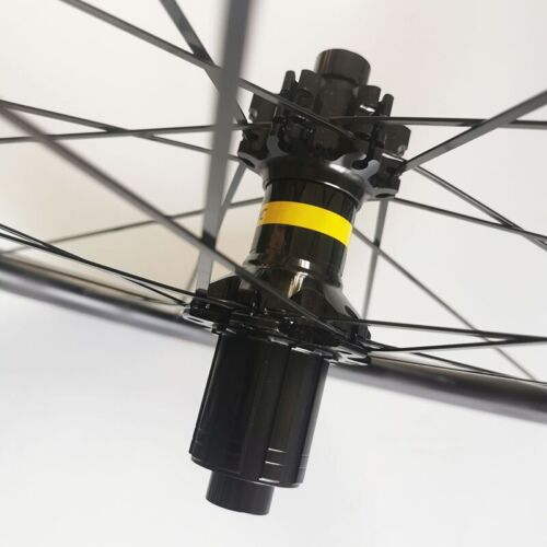 Carbon Disc Brake Road Bike Wheel 50MM Knife Barrel Shaft Wheelset 700C Fat Ring - Picture 5 of 12