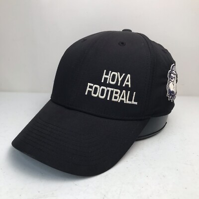 Hoyas  Hoya  Football Nike Adjustable Baseball Cap Hat Black