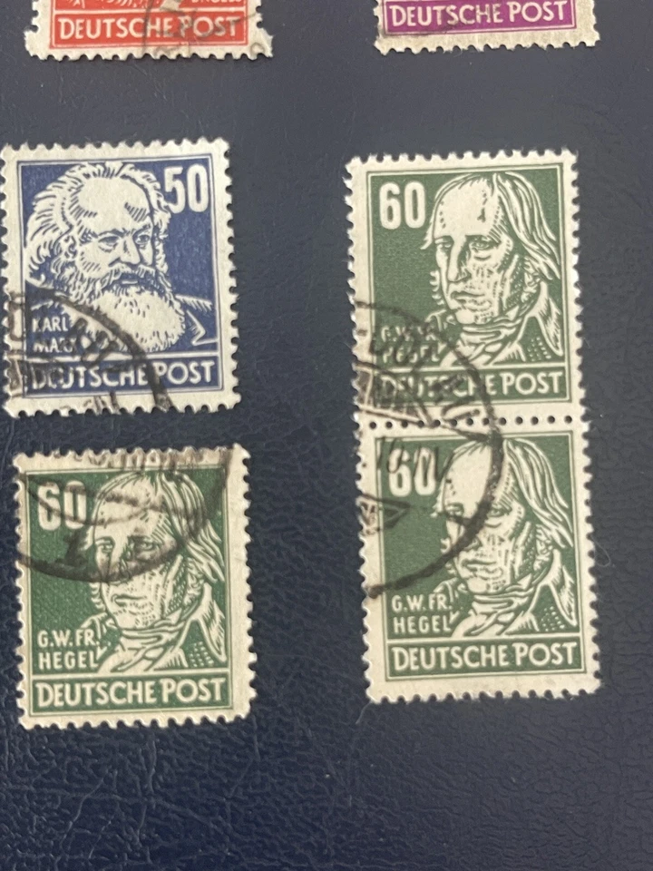 GERMANY 1948 Soviet Zone General Issue : Famous Portraits 8 Stamps And 2 Blocks- - Image 3 of 4