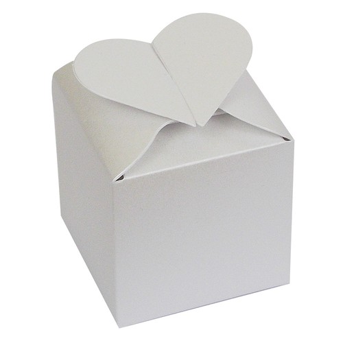 Perlmutt Herz Top Hochzeit/Party Gastgeschenk Boxen - Farbe wählbar - Menge wählbar - Bild 2 von 12