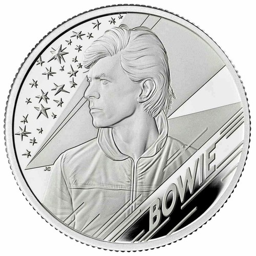 David Bowie 2020 UK Half Ounce Silver Proof Coin Limited Edition Music Legends - Picture 3 of 7