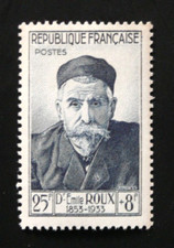 TIMBRE DE FRANCE : 1954 YVERT N° 993 ** NEUF SANS CHARNIERE -  DR EMILE ROUX