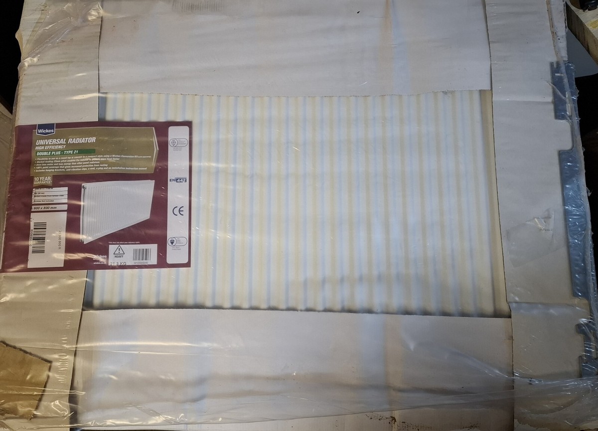 Wickes Type 21 Double Plus Radiator 600mm x 800mm UK