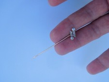 Selten Jugendstil Deko 18K Gold Platin Diamanten Jagd Stars Liebe Anstecknadel