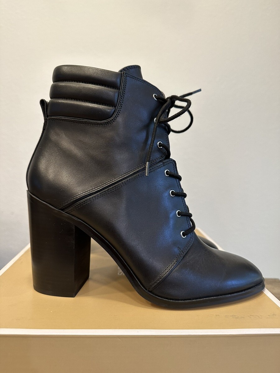 MICHAEL KORS / ブーツ/US10/BLK/PW21B// Michael Kors Thatcher Lace Up Booties, Black Leather Size 10 M NIB