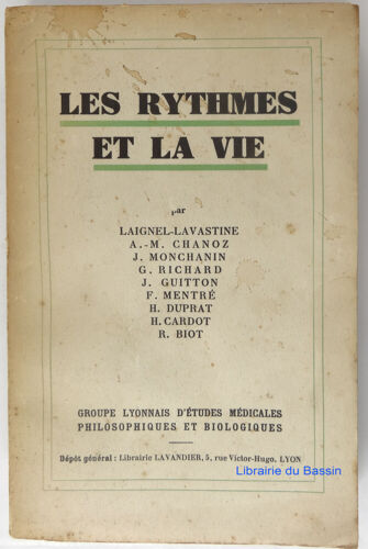 Les rhythms et la vie Groupe Lyonnais Philosophical Medical Studies 1933 - Picture 1 of 2