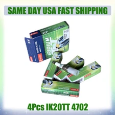 USA 4Pcs DENSO Spark Plugs IK20TT 4702 For Chevrolet Audi Mitsubishi Honda QC