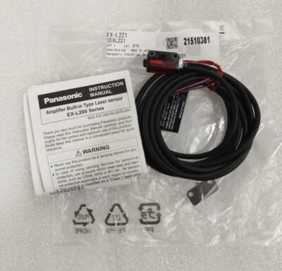 One New Panasonic EX-L221 Photoelectric Sensor EXL221 Free