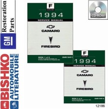 1994 Chevrolet Camaro Firebird Factory Shop Service Manual Cd