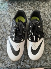 Nike Zoom Rival S7 Track  Field Men's Women's Size 7/8.5 Black and White Cleats