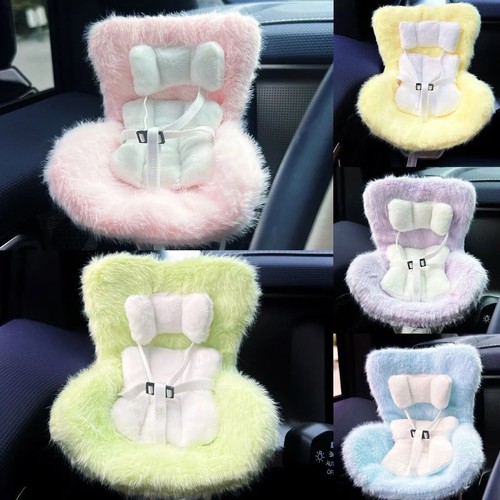 Auto Puppen Sicherheitssitz für 17cm Labubu Kawaii Puppensitz, Cartoon-Ornament