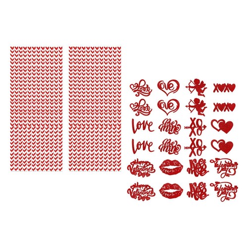24 Pieces Valentines Day Paper Straws Props for New Year Anniversary Family - Picture 6 of 6