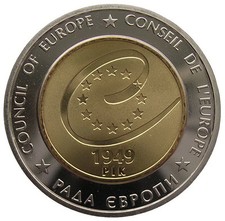 UKRAINE  5 HRYVNI - "EUROP&Auml;ISCHER RAT" - 2009(UNC)