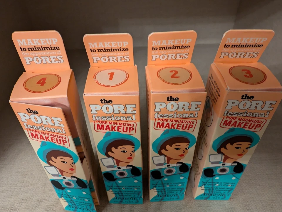 Benefit The POREfessional Pore Minimizing Makeup Foundation 15ml ASSORTED SHADES - Image 4 of 4