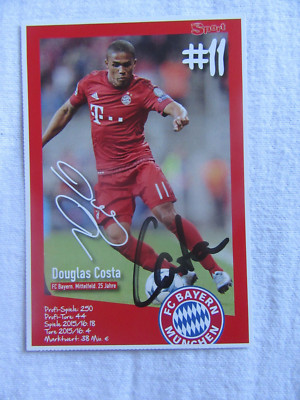 Costa Douglas -- signiert -- kl. AK Autogrammkarte BravoSport 1 Bayern RAR