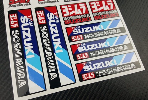 Racing gsxr motorcycle decals stickers for Suzuki Team GSX-R Yoshimura Laminated - Picture 2 of 5