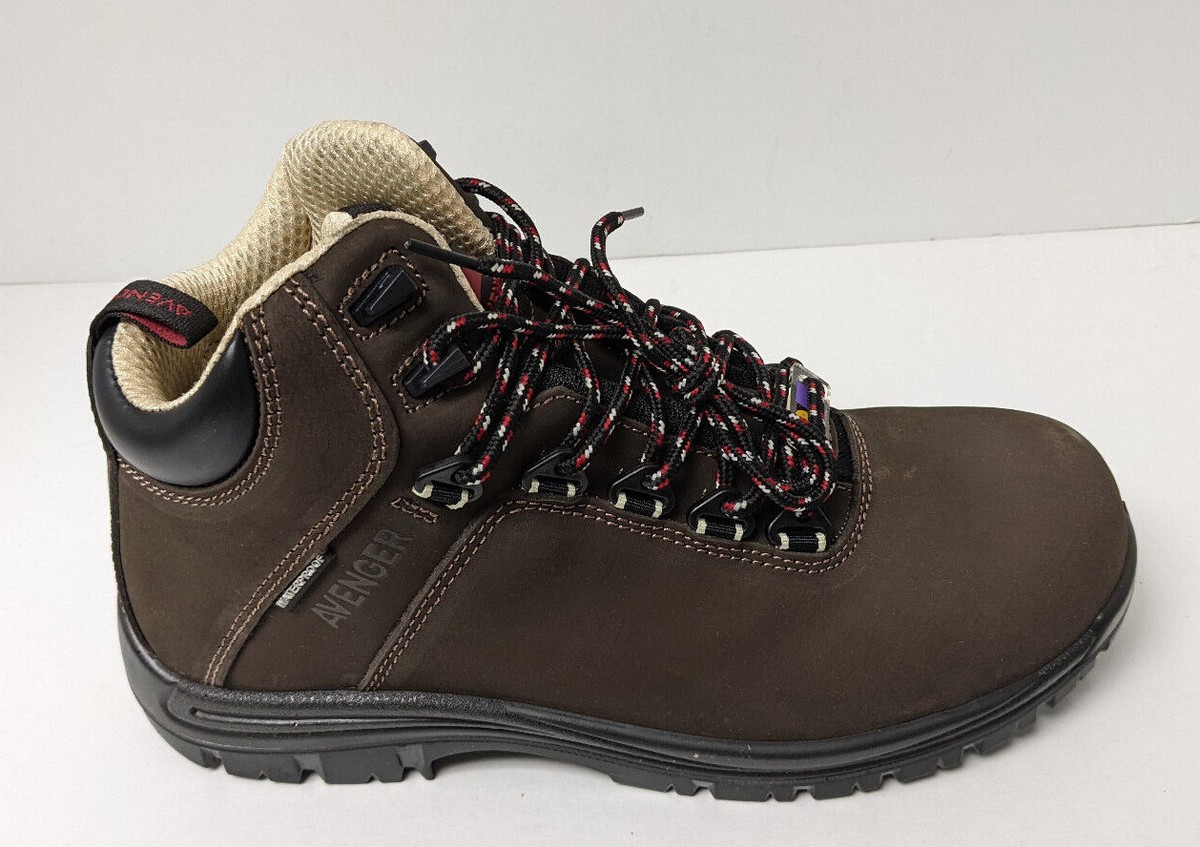 Avenger Breaker Composite Toe Work Boots, Brown, Men display picture 1