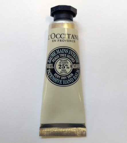 loccitane shea intensive hand balm for very dry skin 10ml new
