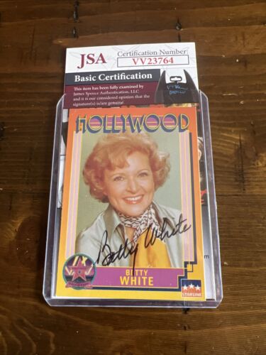 BETTY WHITE signed trading card! 1991 Starline! #148 “Golden Girls” - Picture 1 of 1