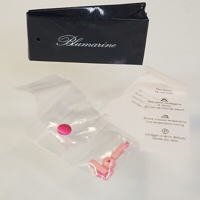 Blumarine Replacement Button With Pink Color Beads