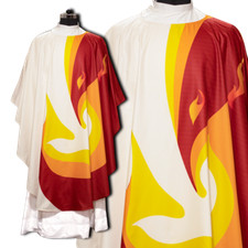 Traditional Pentecost Chasuble   Catholic Priest Liturgical Vestment
