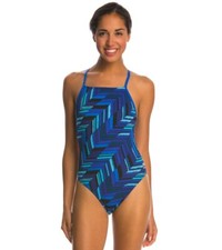 Speedo Women's Endurance Angles Free Back One Piece Competition Swimsuit