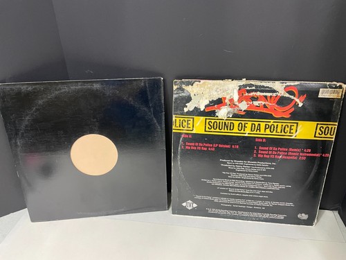 KRS-ONE (2) Records ~ Can't Stop, Won't Stop, Word Perfect, Sound of Da Police - Picture 3 of 11