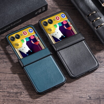 Hülle für Motolora Moto Razr 40 Ultra Leder Handy Tasche Schutzhülle Cover Case