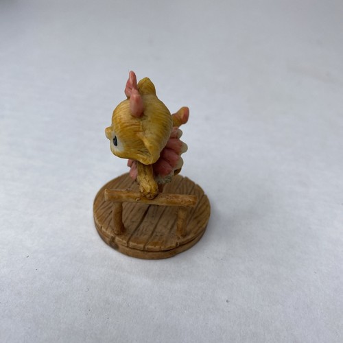 Figurina ballerina miniatura Enesco Dancy Shopmouse 1988 ceramica #870749 - Foto 2 di 7