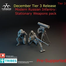 Turnbase Miniatures Modern Russian Infantry Heavy Weapons Zona Alfa Spectre 28mm