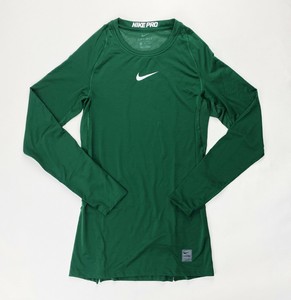 nike green compression shirt