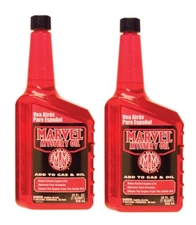 2 Marvel Mystery Oil Automotive & Marine Engines Gas Diesel Treatment MM13R 320z