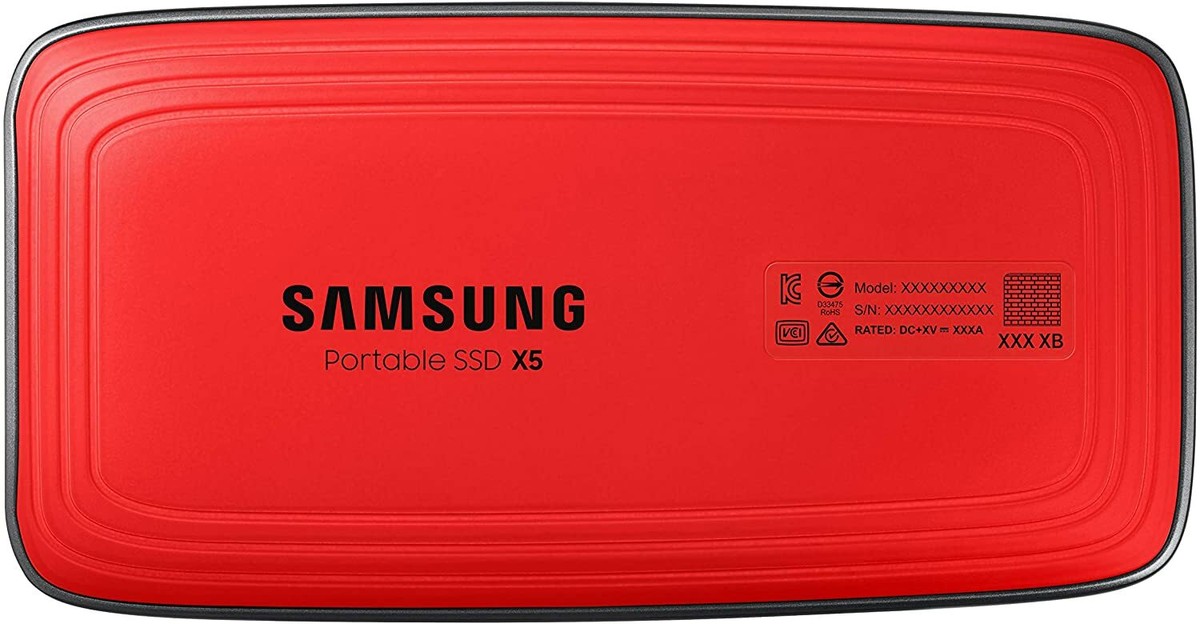 Samsung X5 Thunderbolt 3 2TB Portable Solid State Drive