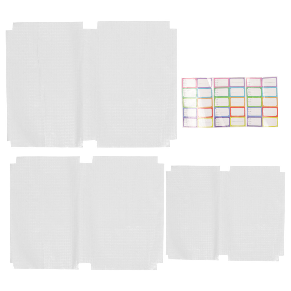 Book Cover Protector Plastic Book Covers Book Protector Sleeve Sticky