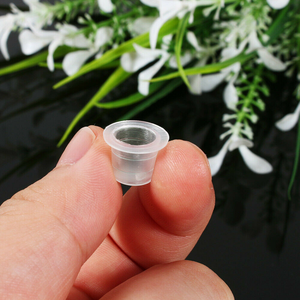 1000 Stück Tattoo Tintenkappen Größe S – Praktische Mini-Becher Für Pigmente & Tinte